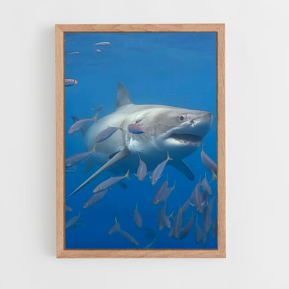 Poster Rencontres avec le Grand Blanc – affiche Plongée sous-marine (vue 4)